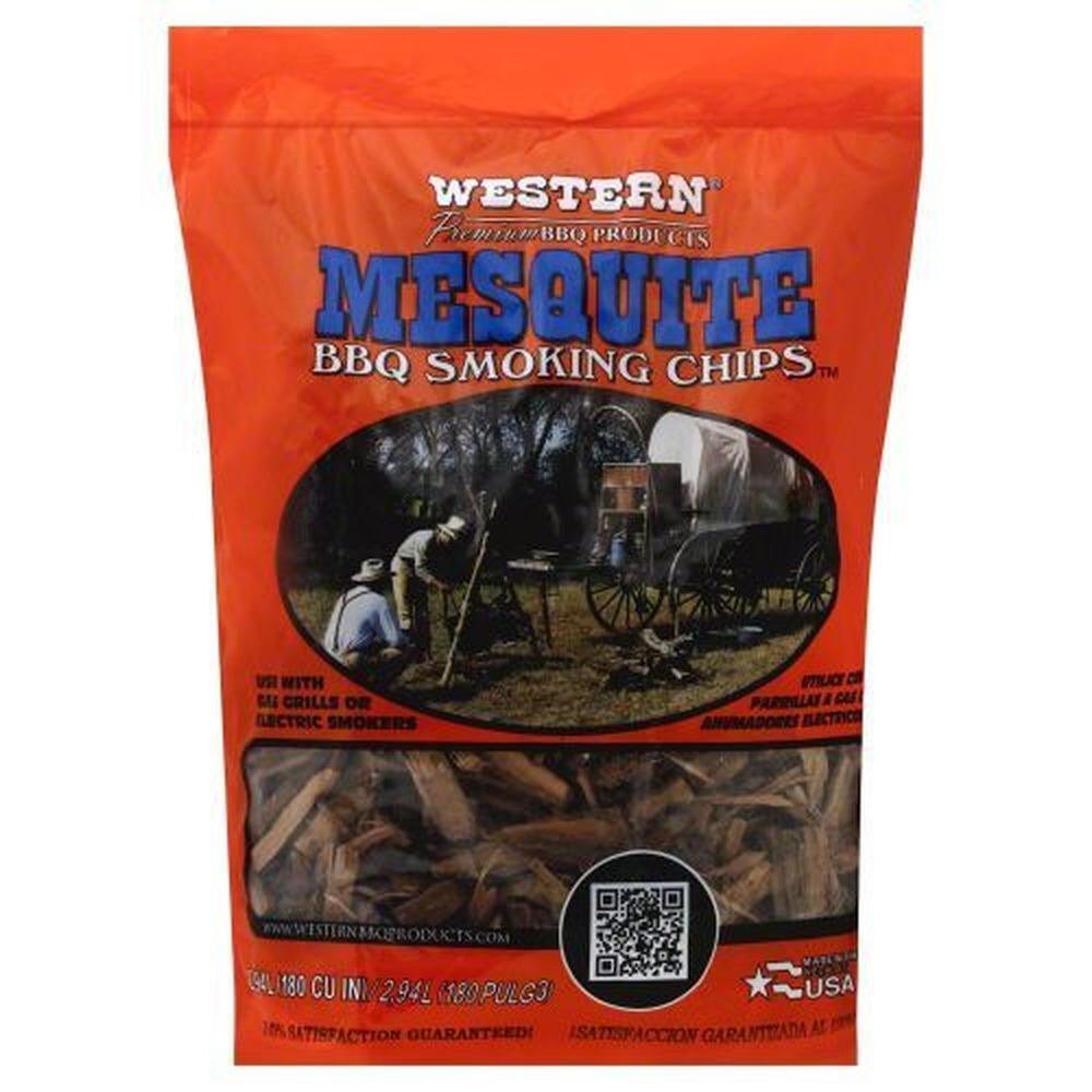 Western Mesquite Bbq Smoking Chips, 2.25 Pound -- 6 Per Case
