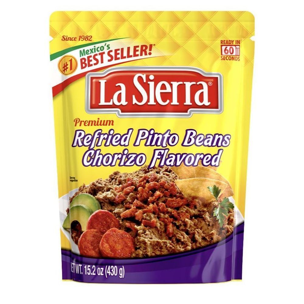 La Sierra Chorizo Flavored Refried Pinto Beans, 15.2 Ounce -- 8 Per Case