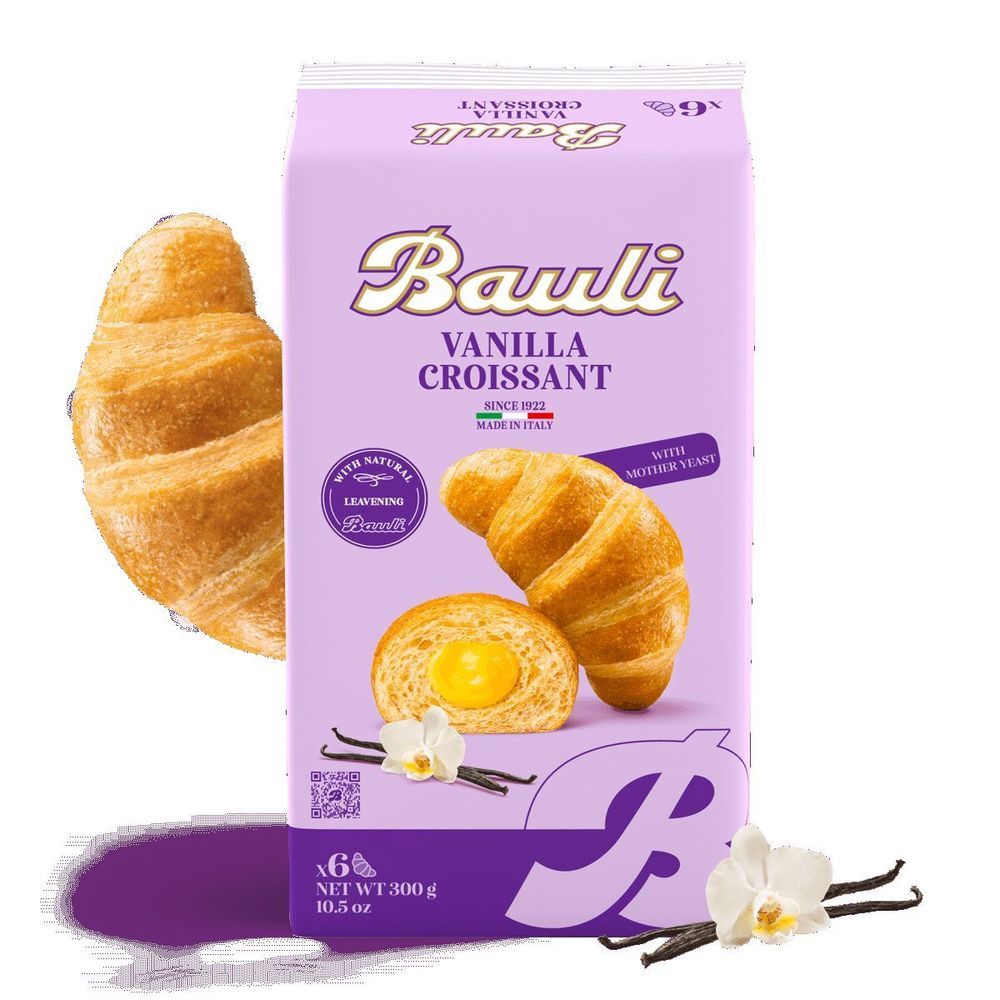Bauli Vanilla Croissant, 10.5 Ounce -- 12 Per Case