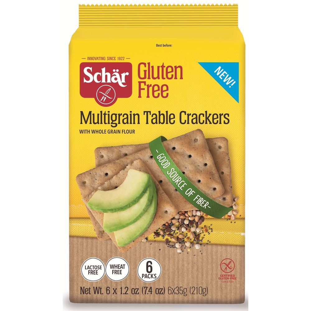 Schar Gluten Free Multigrain Cracker, 7.4 Ounce -- 5 Per Case