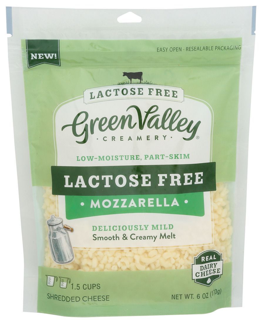 Green Valley Creamery Mozzarella Shredded Cheese, 6 Ounce -- 12 Per Case