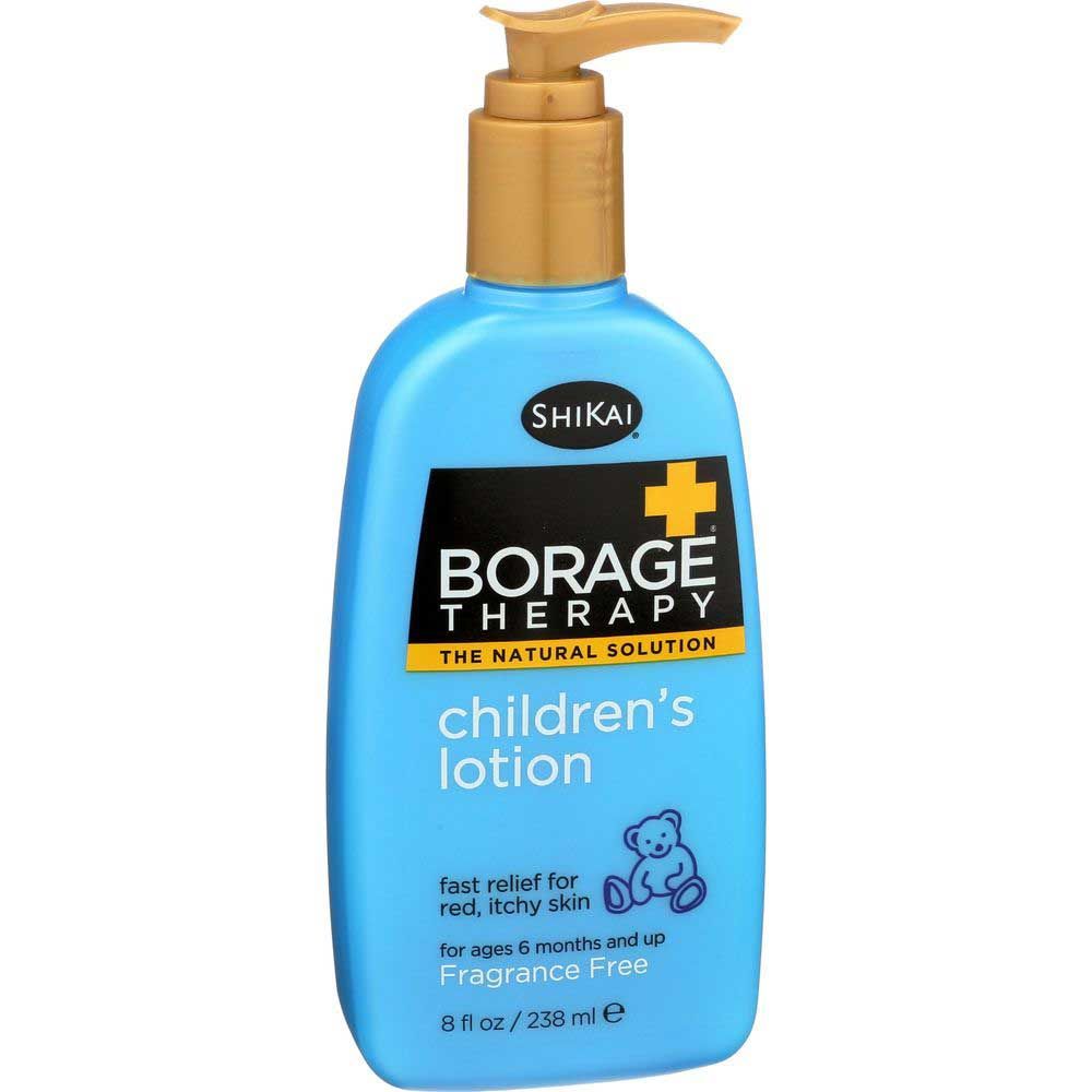 Shikai Borage Therapy Childrens Fragrance Free Lotion, 8 Fluid Ounce -- 6 Per Case