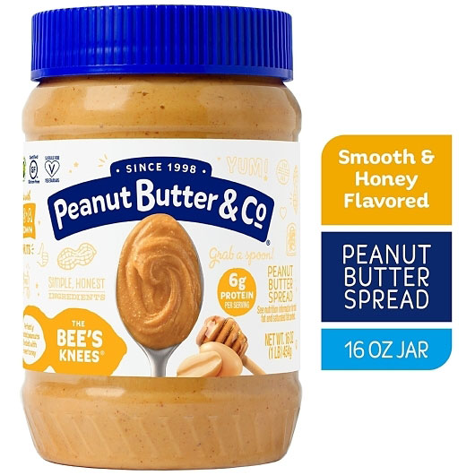Peanut Butter & Co. Bees Knees Peanut Butter, 16 Ounce -- 6 Per Case