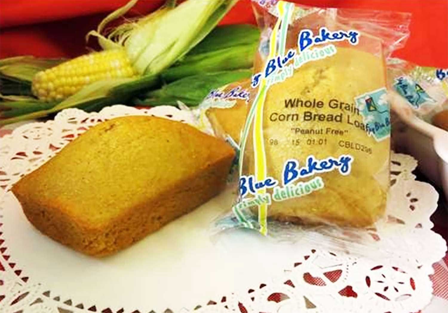 Sky Blue Foods Whole Grain Corn Bread Loaf, 2.5 Ounce -- 96 Per Case
