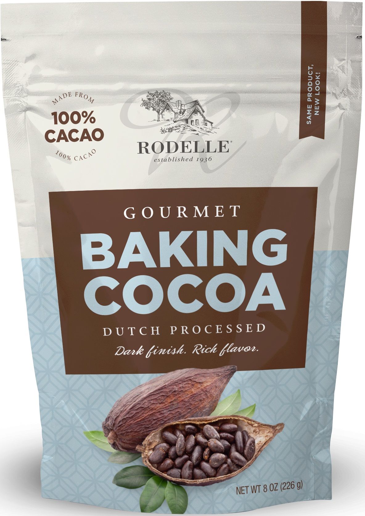Rodelle Gourmet Baking Cocoa, 8 Ounce -- 6 Per Case