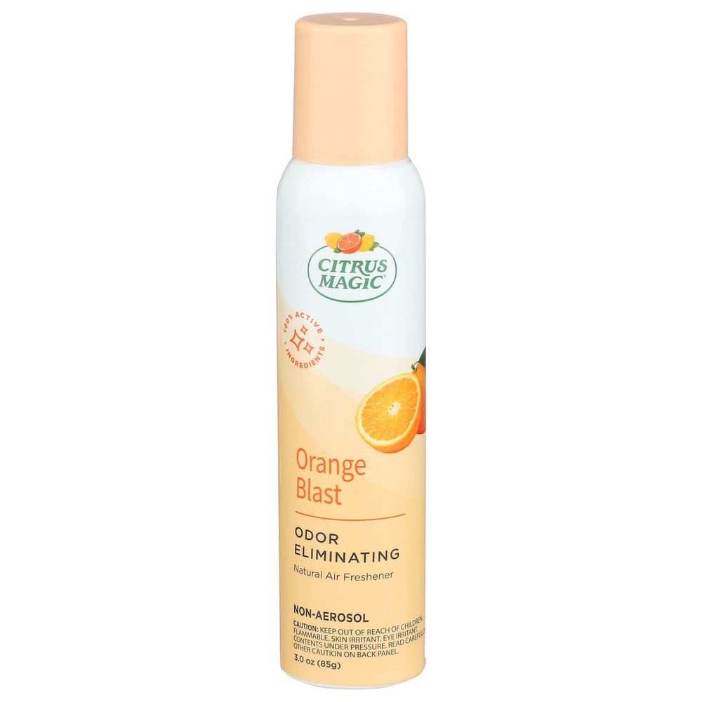 Citrus Magic Natural Orange Blast Odor Eliminating Air Freshener Spray, 3 Ounce -- 6 Per Case
