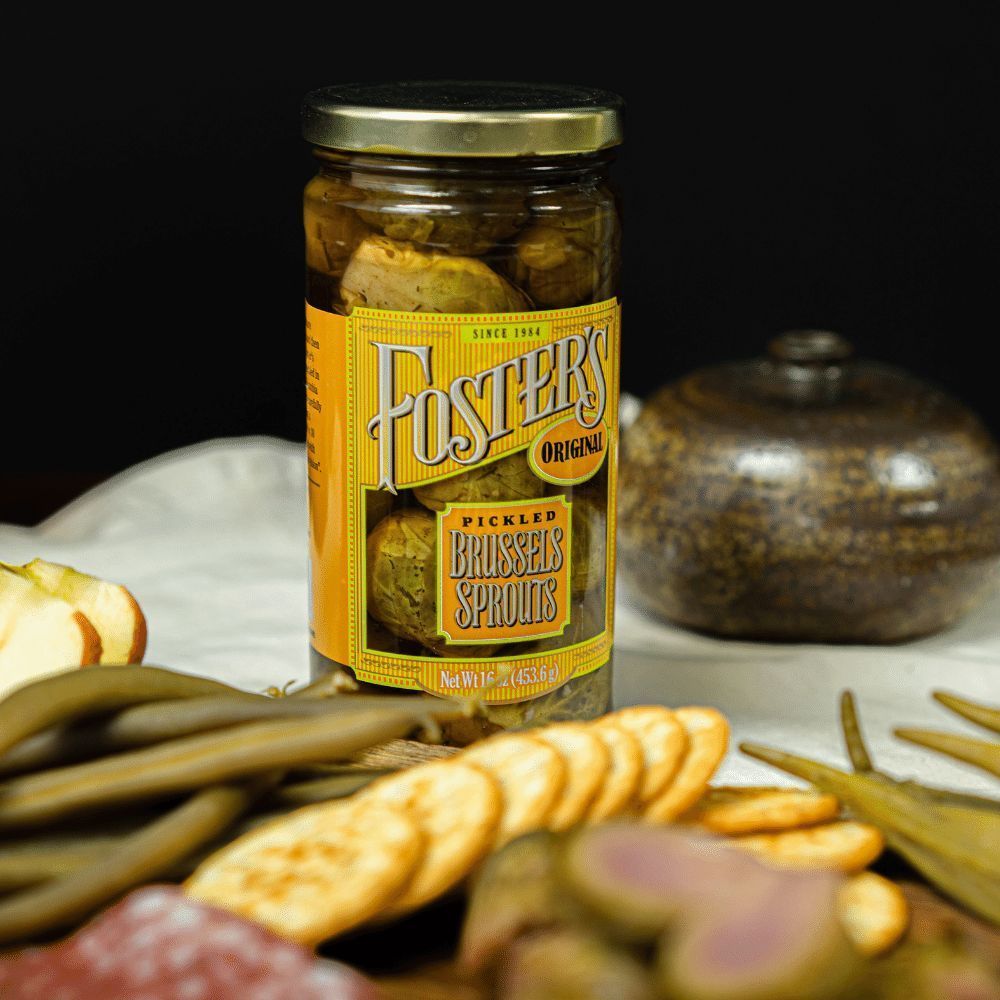 Foster's Original Pickled Brussels Sprouts, 16 Ounce -- 6 Per Case