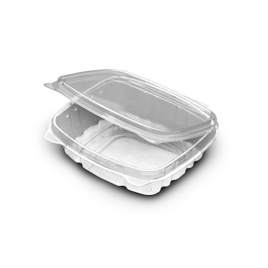 D & W Fine Pack Versapak Hinged Container, 8 Ounce -- 200 Per Case