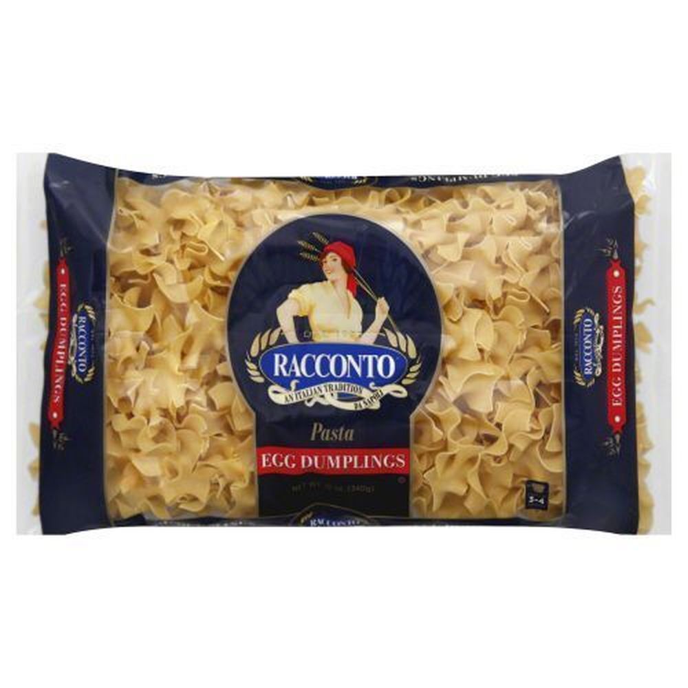 Racconto Egg Dumplings Pasta, 12 Ounce -- 12 Per Case