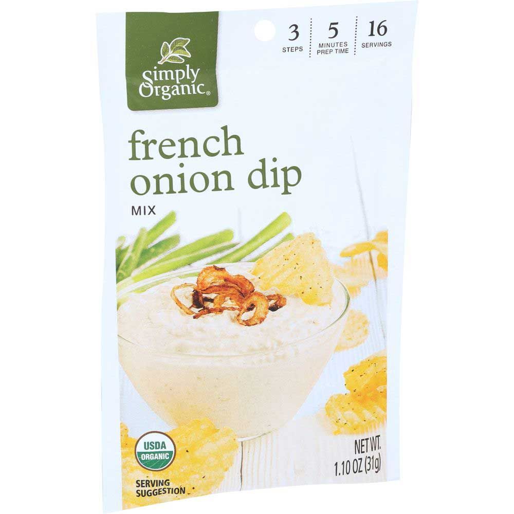 Simply Organic French Onion Dip Mix, 1.1 Ounce -- 12 Per Case