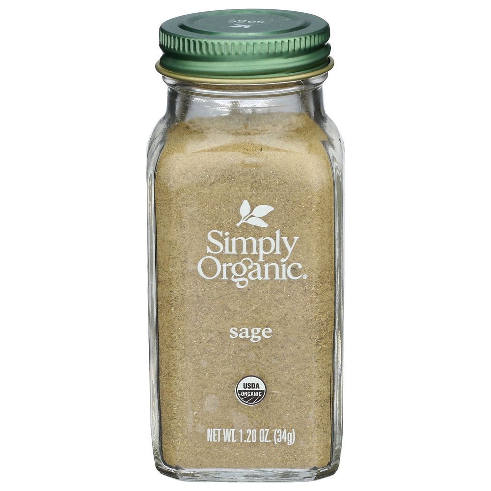 Simply Organic Ground Sage, 1.2 Ounce -- 6 Per Case