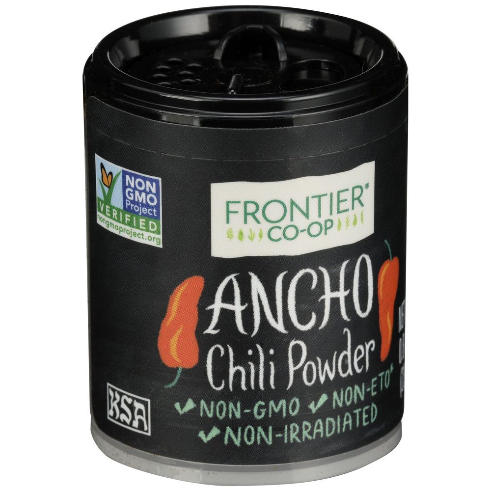 Frontier Ancho Chili Powder, 0.8 Ounce -- 6 Per Case