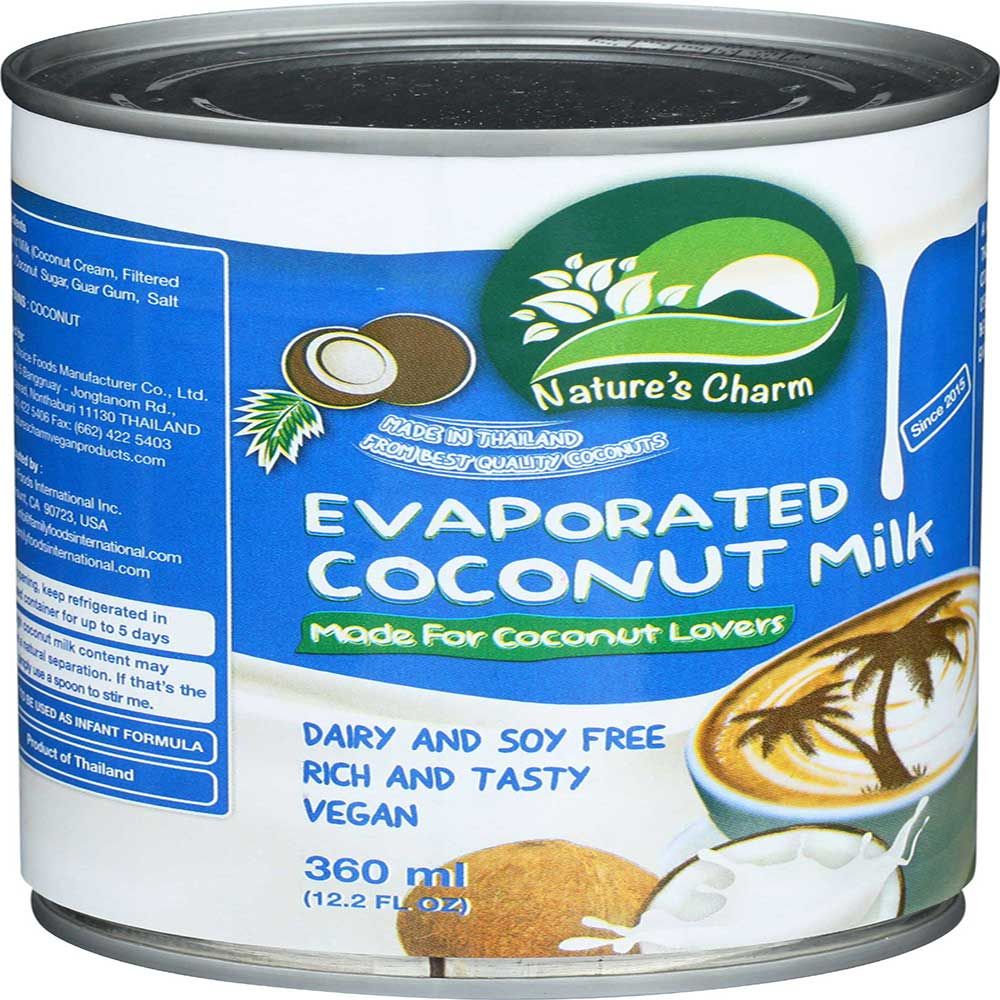 Nature's Charm Evaporated Coconut Milk, 12.2 Ounce -- 6 Per Case