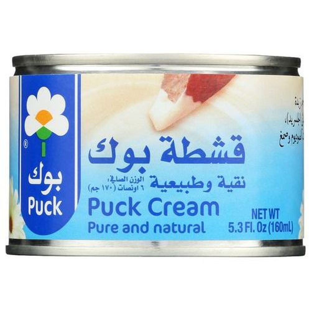 Puck Pure And Natural Cream, 5.3 Fluid Ounce -- 6 Per Case
