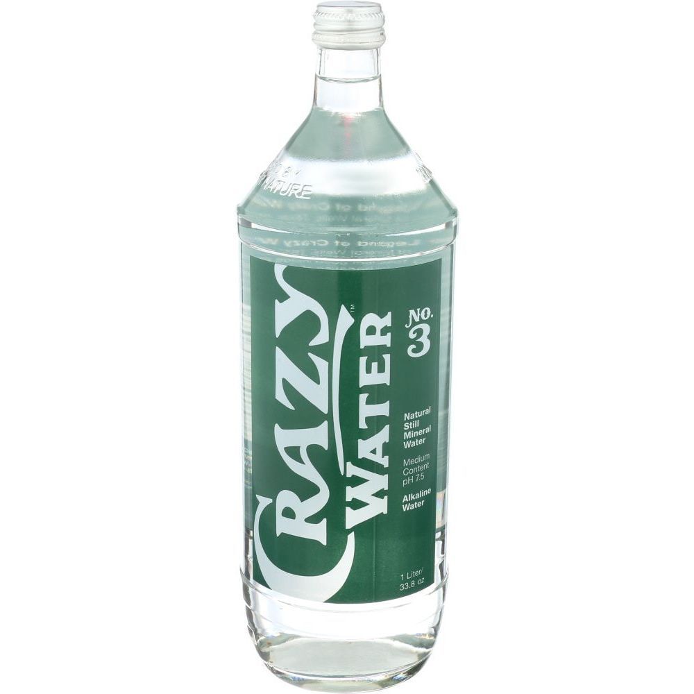 Crazy No 3 Natural Mineral Water, 33.8 Fluid Ounce -- 6 Per Case