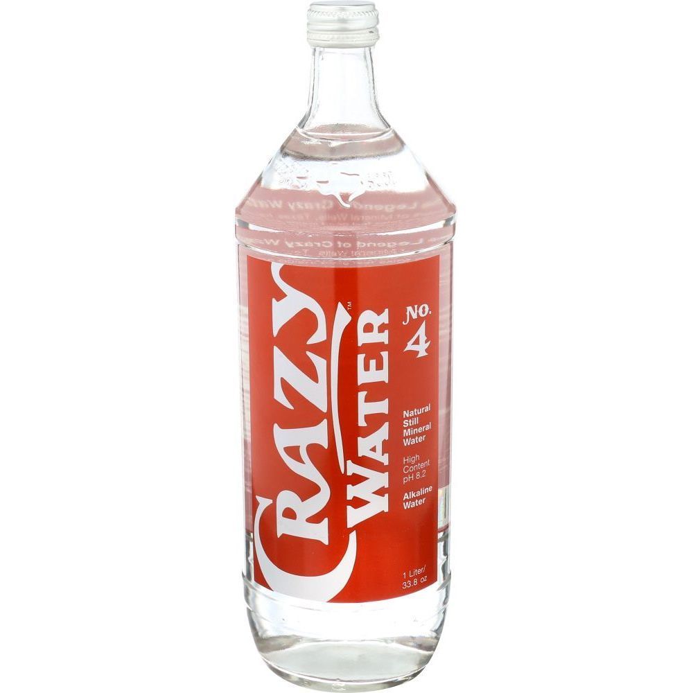 Crazy No 4 Natural Mineral Water, 33.8 Fluid Ounce -- 6 Per Case