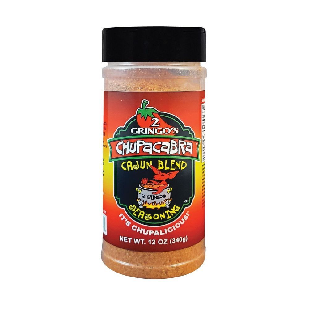 2 Gringos Chupacabra Cajun Blend Rub Seasoning, 12 Ounce -- 6 Per Case