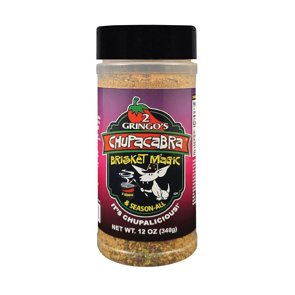 2 Gringos Chupacabra Brisket Magic Seasoning, 12 Ounce -- 6 Per Case