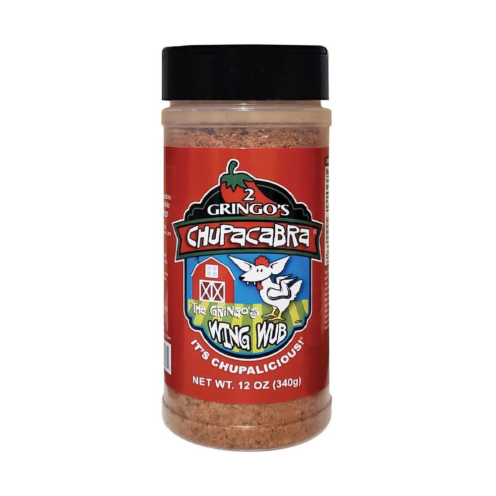2 Gringos Chupacabra Wing Wub Seasoning, 12 Ounce -- 6 Per Case