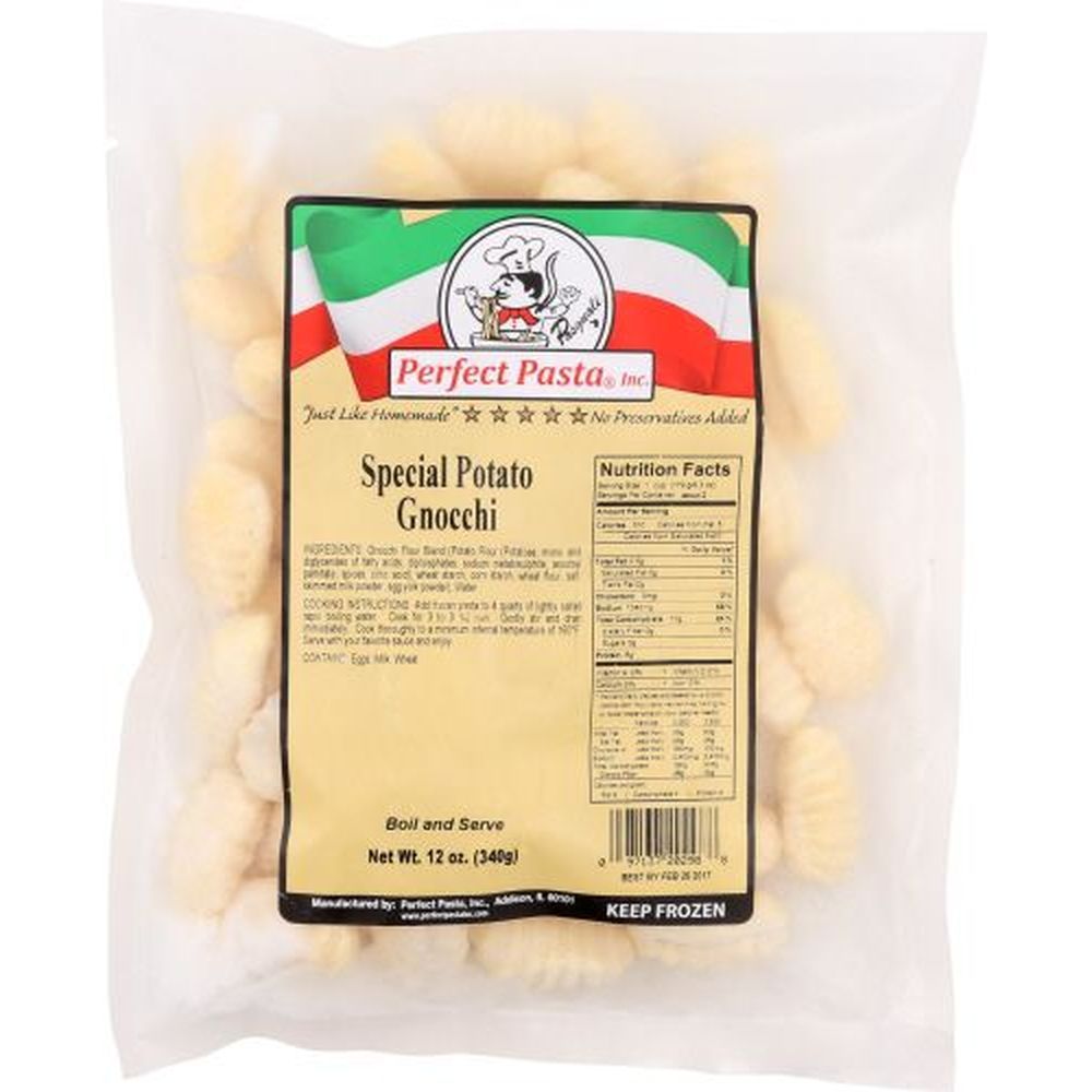 Perfect Pasta Special Potato Gnocchi, 12 Ounce -- 10 Per Case