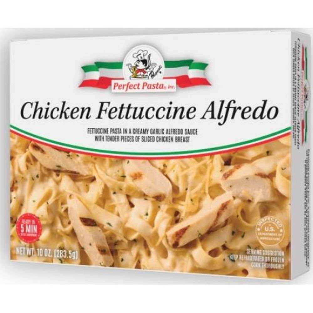 Perfect Pasta Fettuccine With Chicken And Alfredo Entree, 10 Ounce -- 6 Per Case
