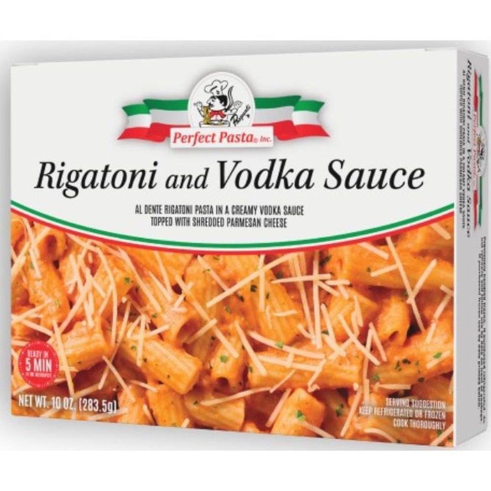 Perfect Pasta Rigatoni And Vodka Sauce, 10 Ounce -- 6 Per Case