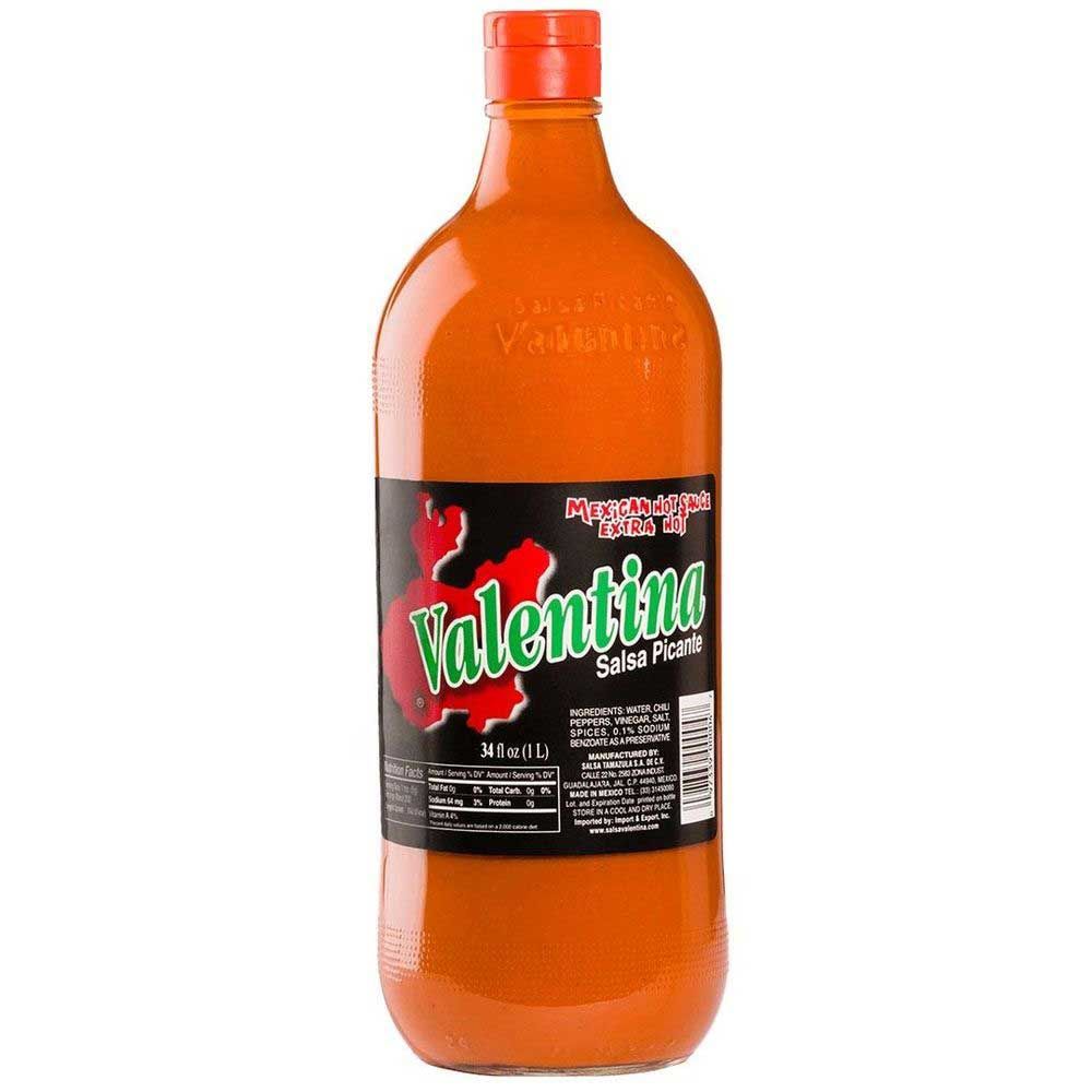 Valentina Black Label Extra Hot Sauce, 34 Ounce -- 12 Per Case