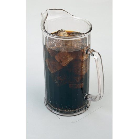Cambro Camwear Clear Plastic Pitcher, 60 Ounce Capacity -- 6 Per Case