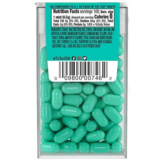 Tic Tac Wintergreen Fresh Breath Mints, 1.7 Ounce -- 288 Per Case
