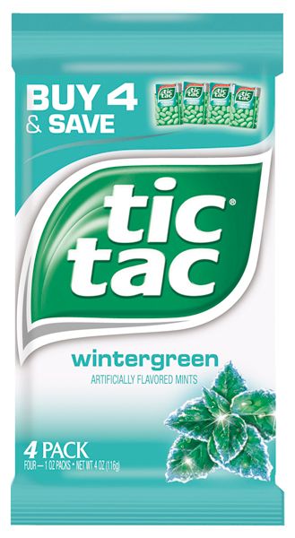 Tic Tac Wintergreen Candy, 4 Ounce -- 24 Per Case