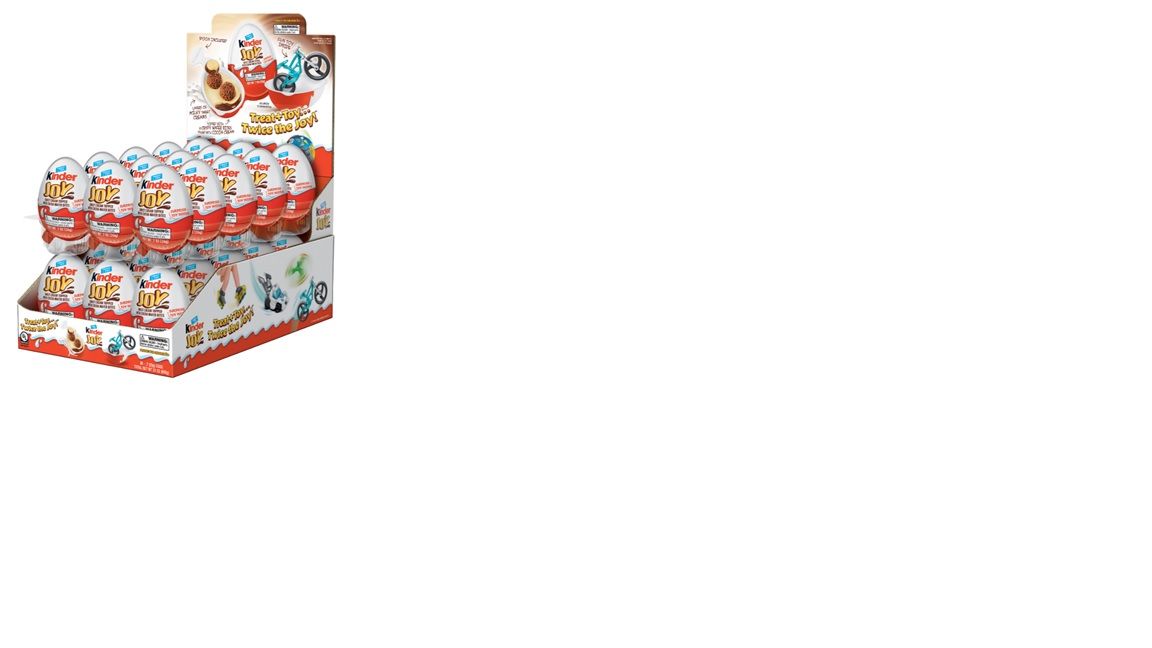 Kinder Joy T1 X 30 Sweet Cream Topped With Cocoa Wafer Bites, 0.7 Ounce -- 30 Per Case