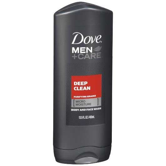 Dove Men+care Deep Clean Body And Face Wash, 13.5 Ounce -- 6 Per Case