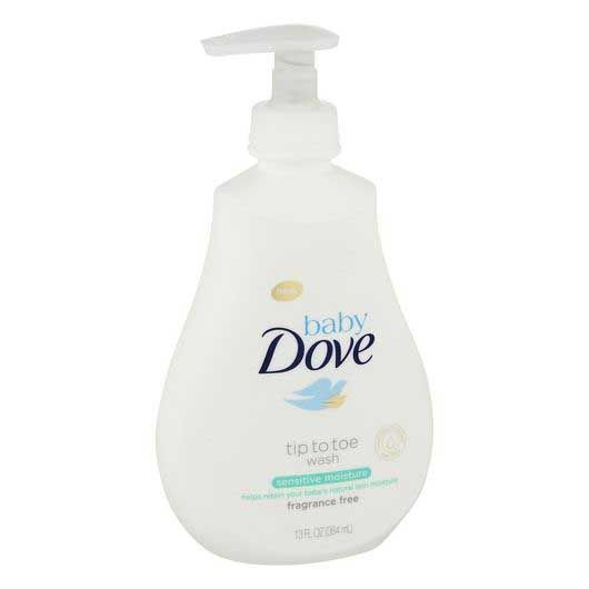 Baby Dove Tip To Toe Sensitive Moisture Body Wash, 13 Ounce -- 4 Per Case