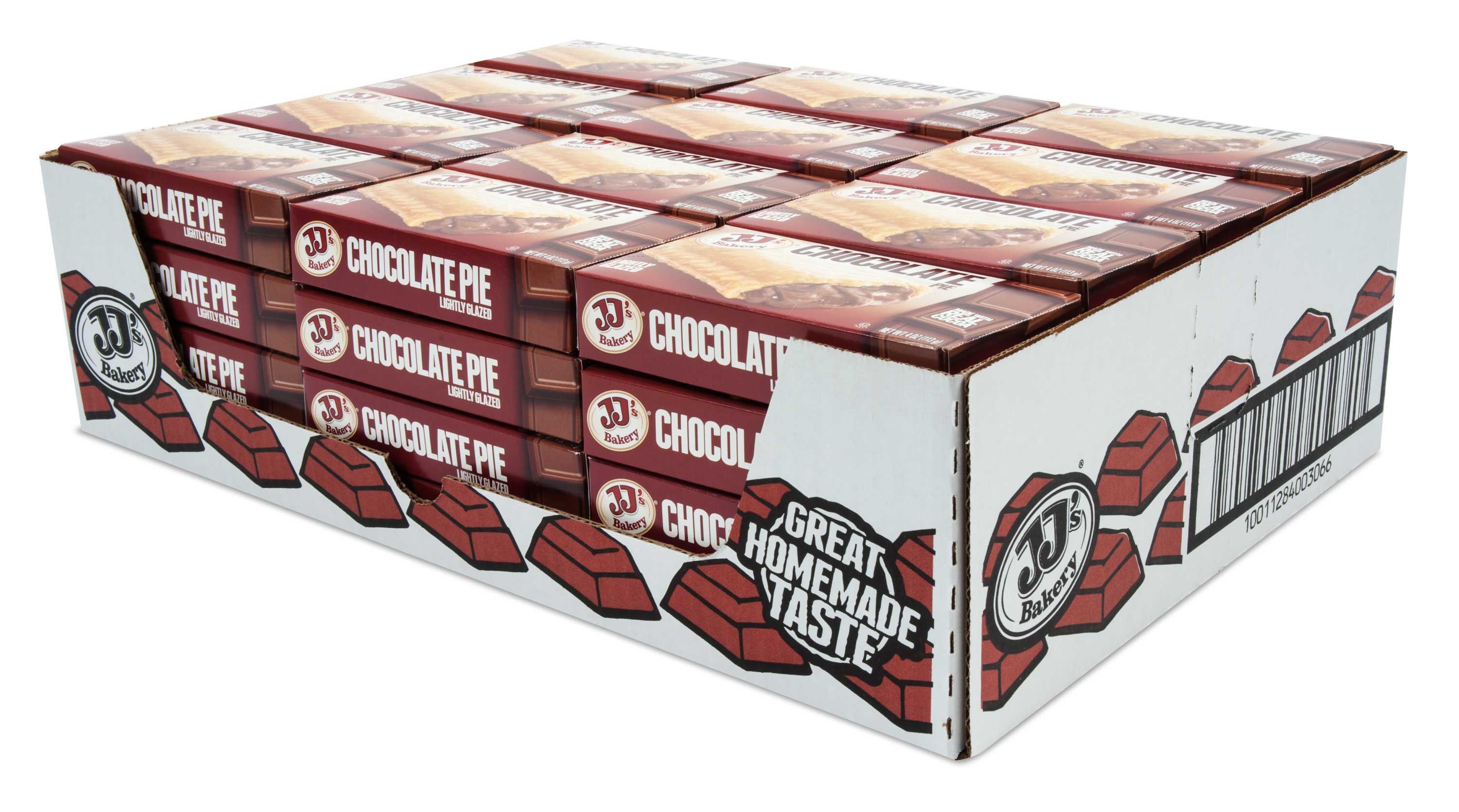 Jj's Bakery Chocolate Pie Dessert -- 48 Per Case