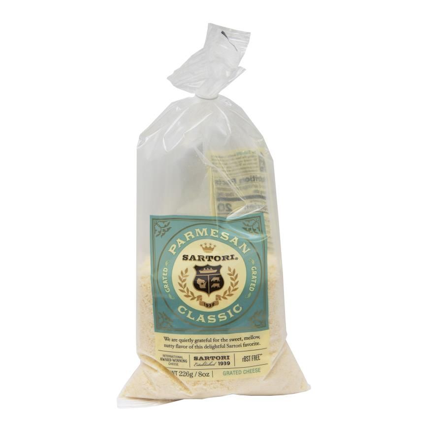 Sartori Grated Parmesan Cheese, 8 Ounce -- 16 Per Case