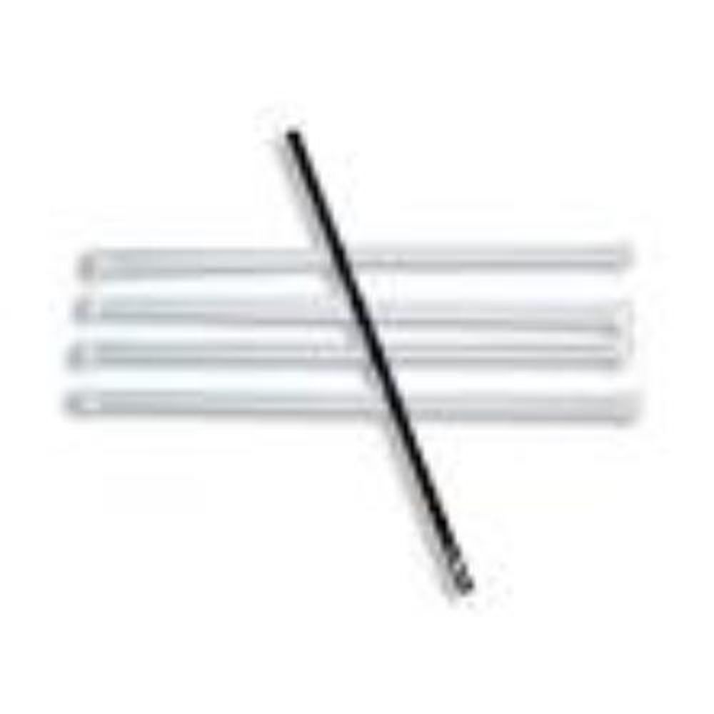 Companions Clear Unwrapped Jumbo Straw, 7.75 Inch -- 12500 Per Case
