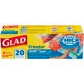 Glad Reseal Freezer, 20 Count -- 12 Per Case