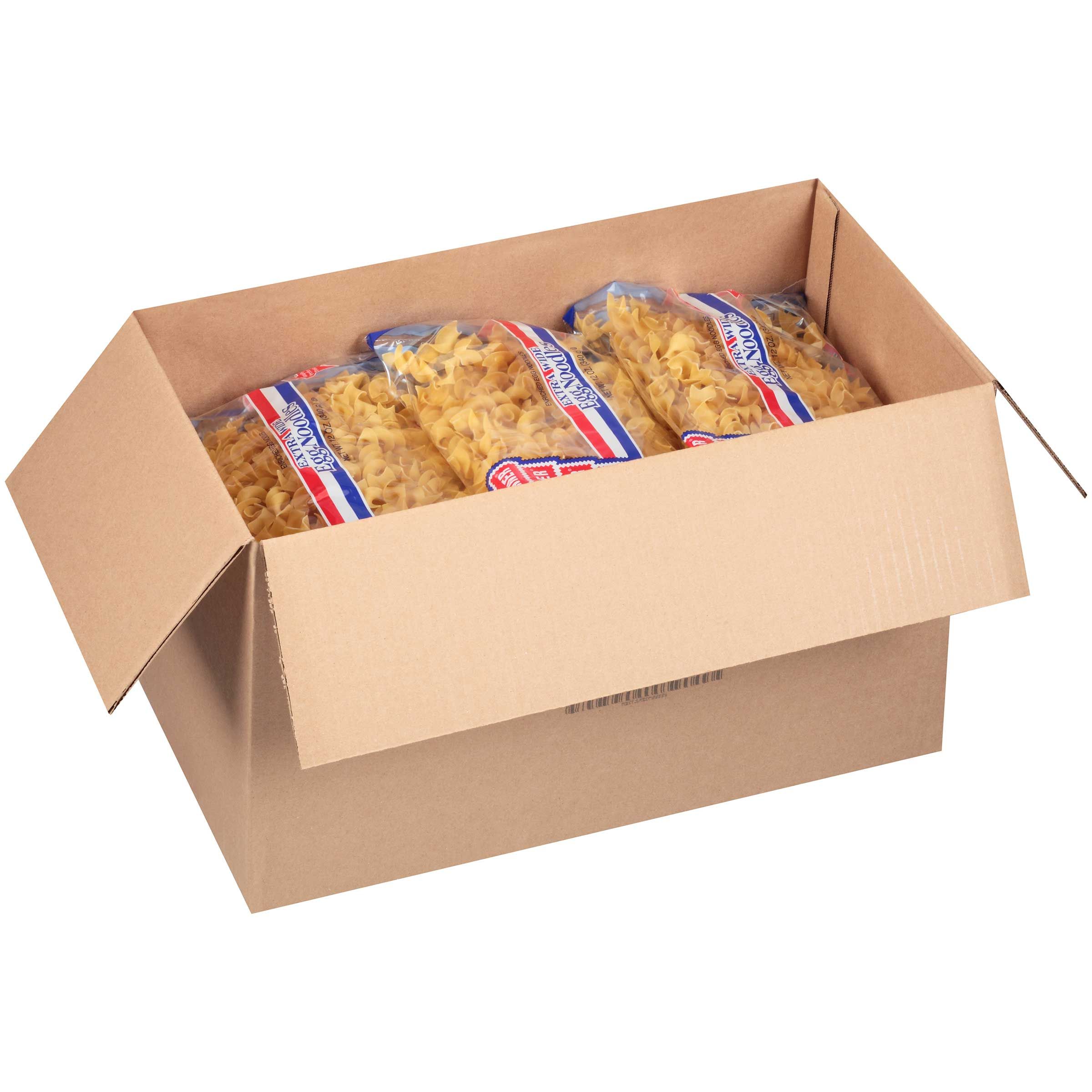 Skinner Extra Wide Noodles Pasta, 12 Ounce -- 12 Per Case