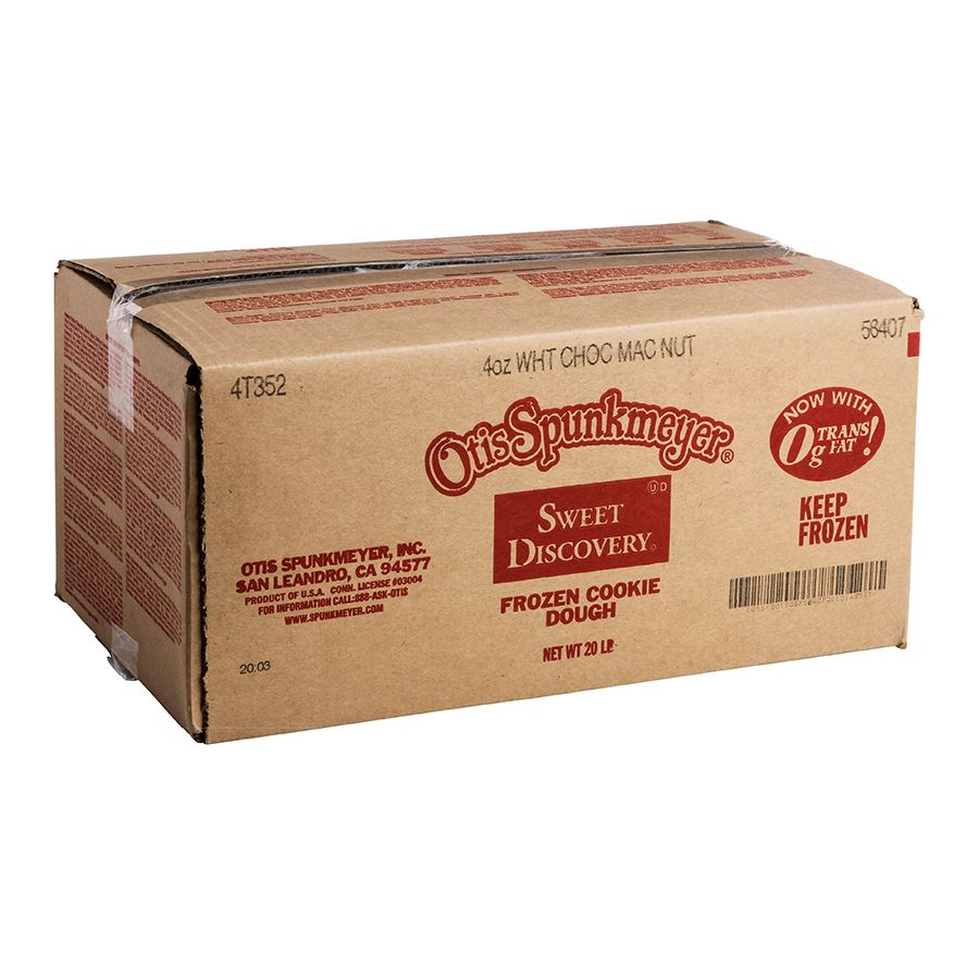 Otis Spunkmeyer Sweet Discovery White Chocolate Macadamia Nut Cookies, 4 Ounce -- 80 Per Case