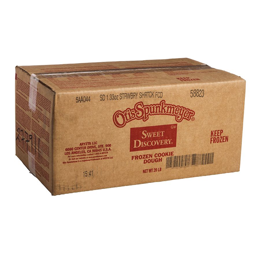 Otis Spunkmeyer Sweet Discovery Strawberry Shortcake Cookies Dough, 1.33 Ounce -- 240 Per Case