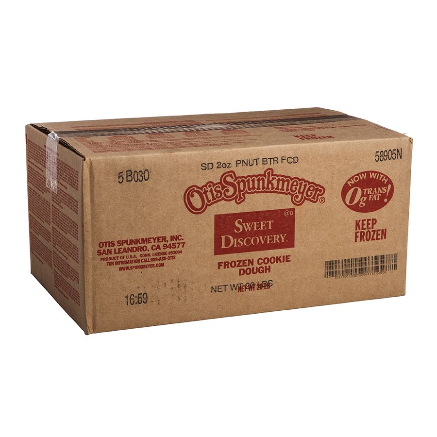 Otis Spunkmeyer Sweet Discovery Peanut Butter Cookies, 2 Ounce -- 160 Per Case