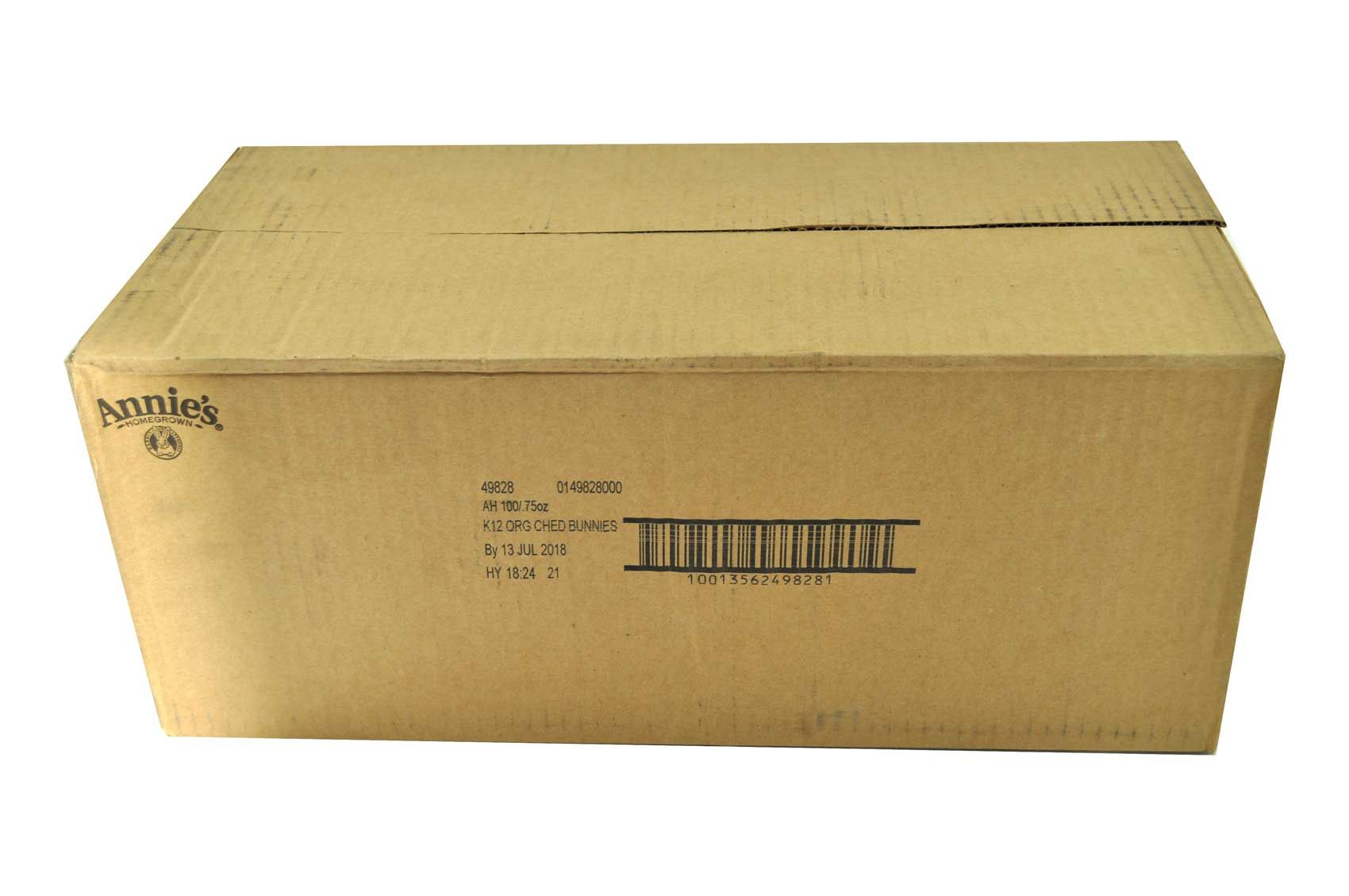 Annie's Organic Cheddar Bunnies Cracker, 0.75 Ounce -- 100 Per Case