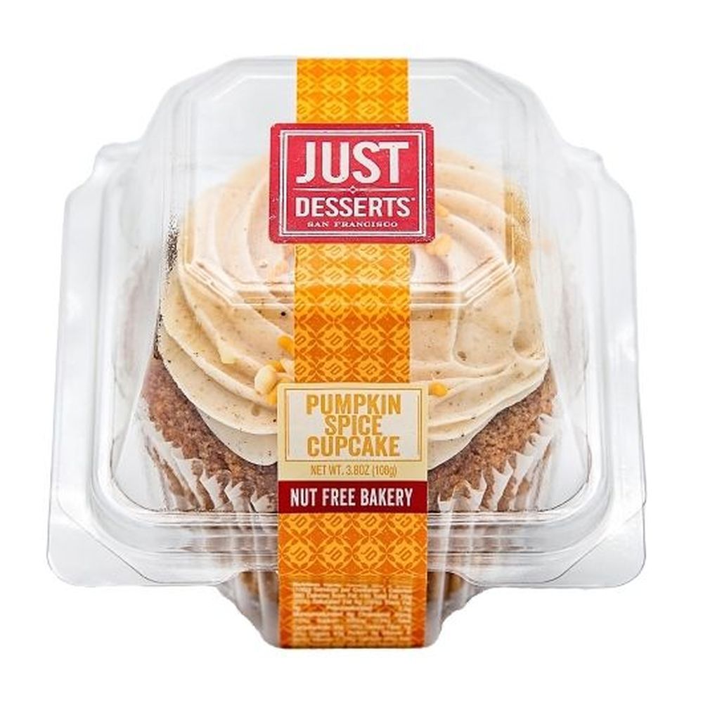 Just Desserts Pumpkin Spice Cupcake, 4 Ounce -- 6 Per Case