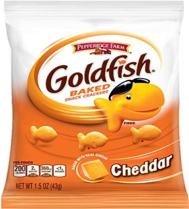 Pepperidge Farms Cheddar Goldfish, 1.5 Ounce -- 72 Per Case