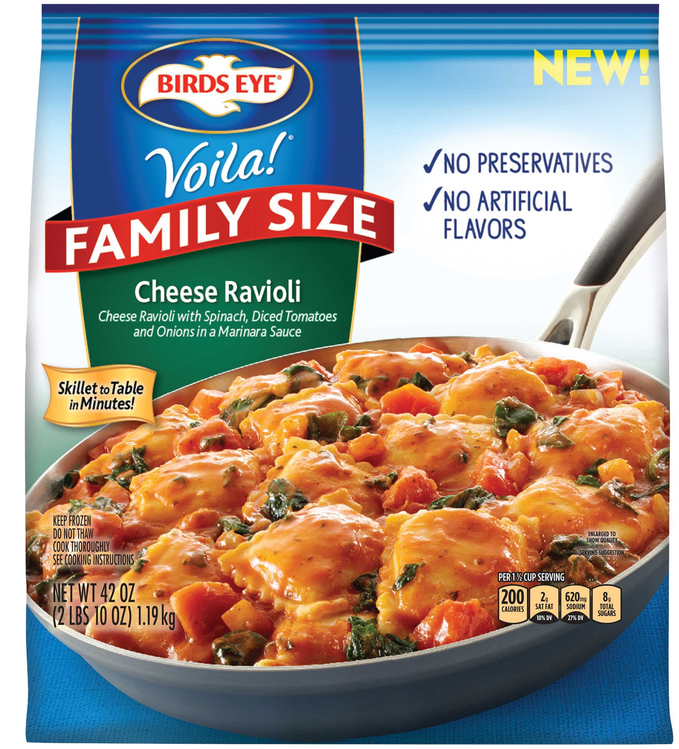Birds Eye Voila Cheese Ravioli, 42 Ounce -- 4 Per Case
