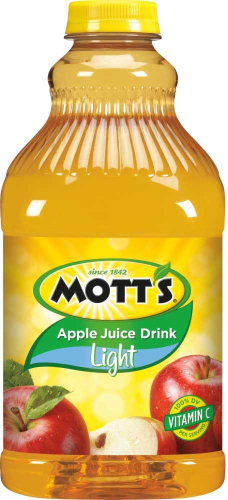 Mott's Light Apple Juice, 64 Fluid Ounce -- 8 Per Case