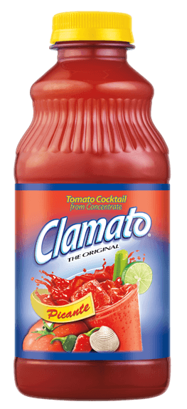 Clamato Picante Plastic Juice, 32 Ounce -- 12 Per Case