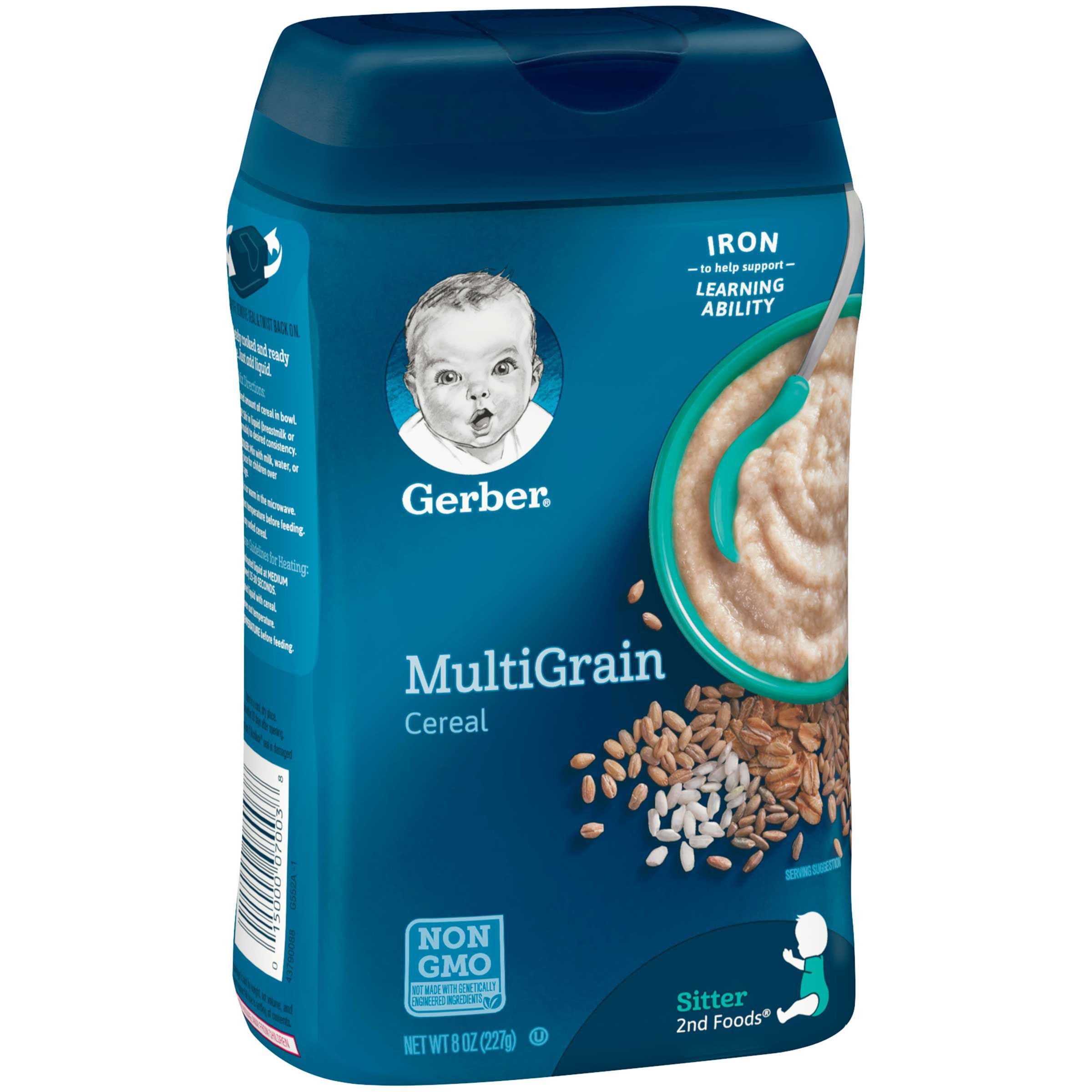 Gerber Organic 2nd Food Multigrain Cereal, 8 Ounce -- 6 Per Case