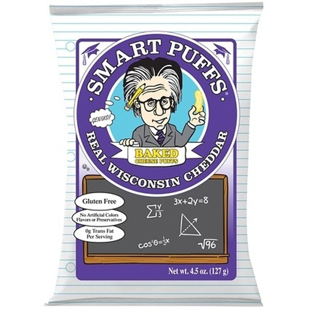 Pirate's Booty Real Wisconsin Cheddar Baked Cheese Puffs, 4.5 Ounce -- 12 Per Case