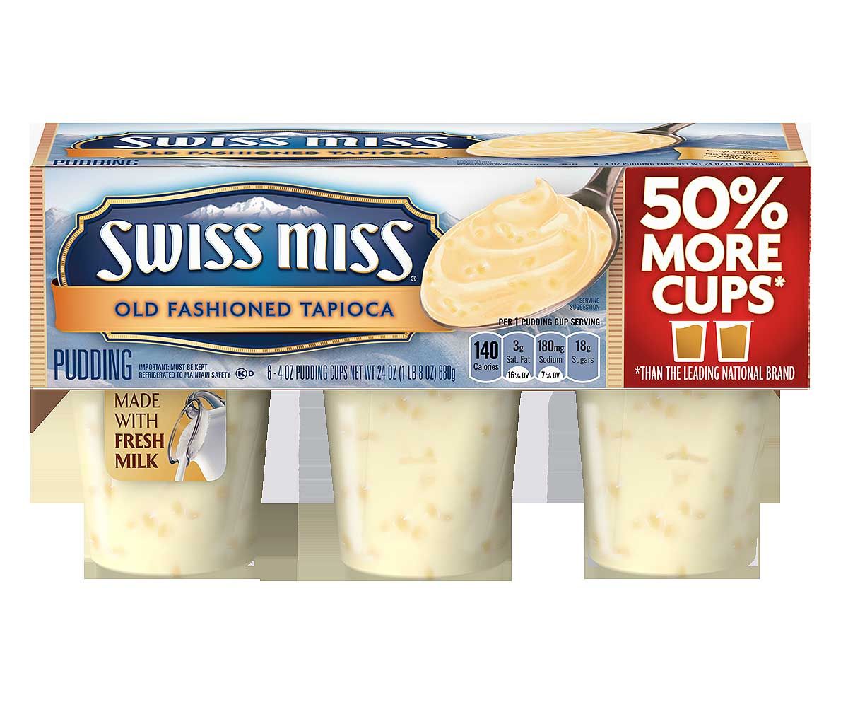 Swiss Miss Indulgent Collection Old Fashioned Tapioca Pudding, 24 Ounce -- 8 Per Case